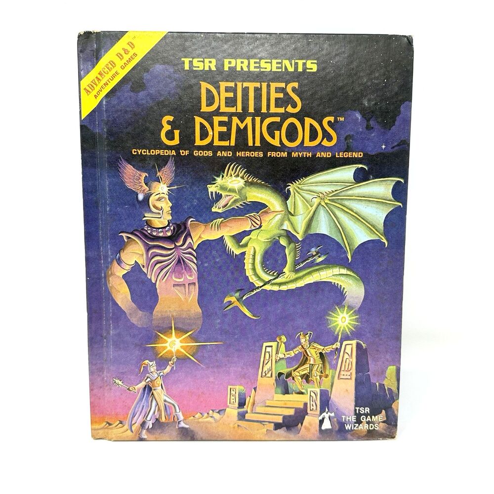 AD&D Deities & Demigods 1980 1st Print Cthulhu Melnibonean No Chaosium Thanks